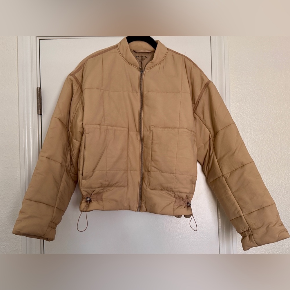Athleta Light Beige Women's Jacket - XS
